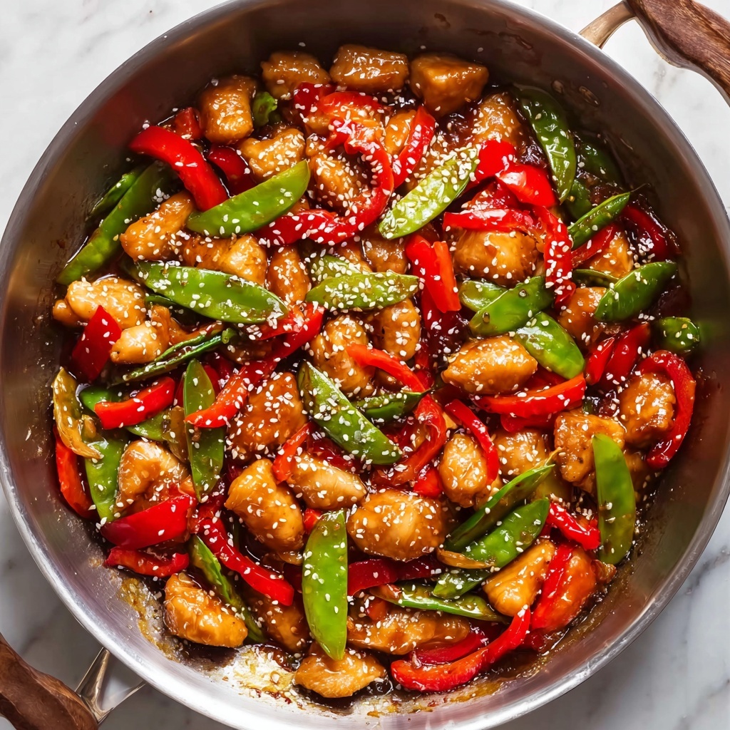 Honey Garlic Chicken Stir Fry Recipe - Recipe Image