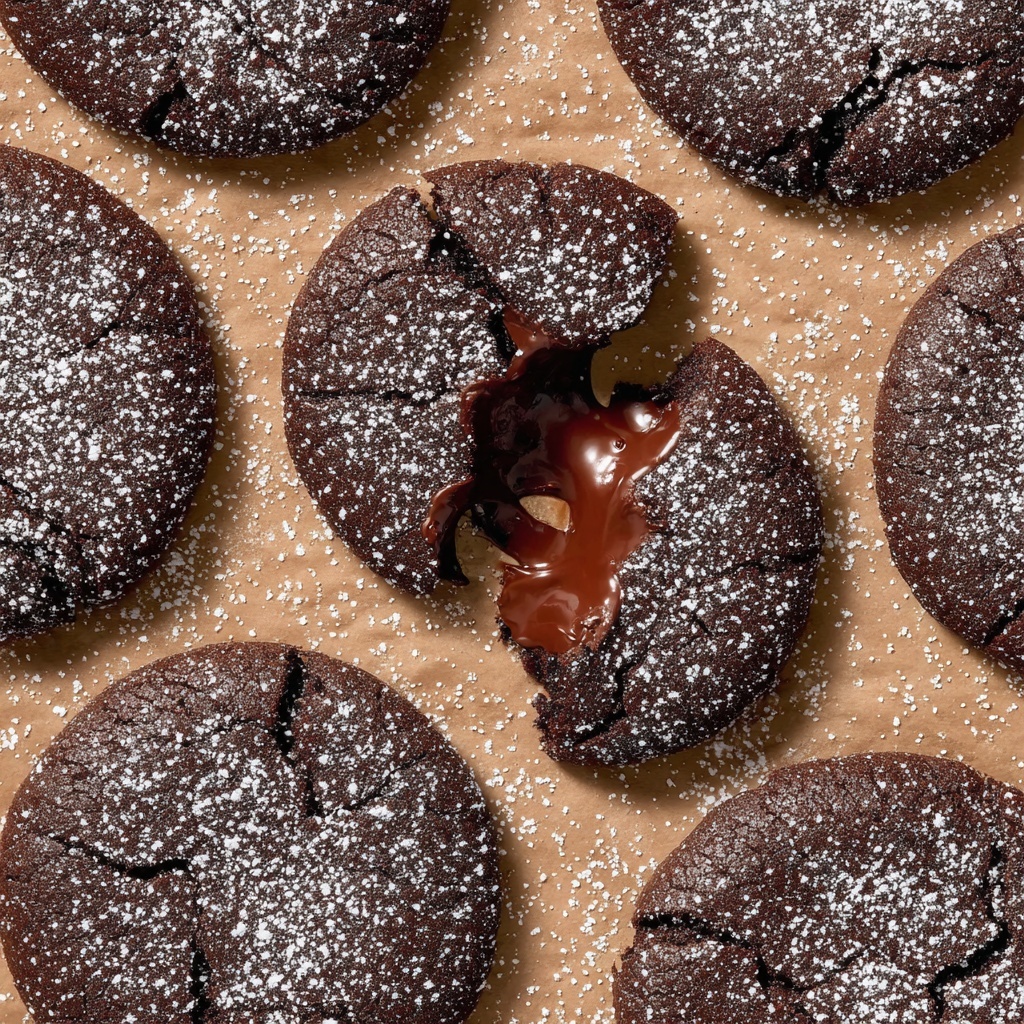 Chocolate Lava Cookies Recipe - Recipe Image