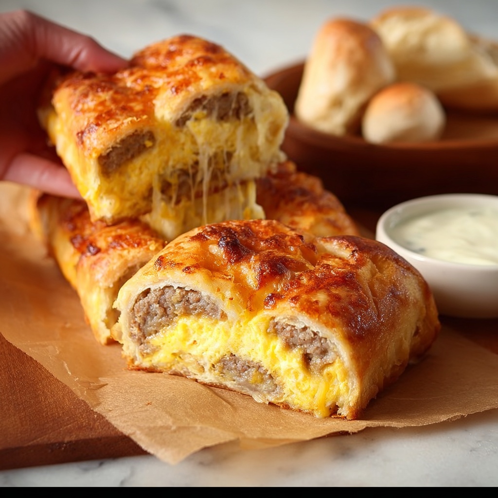 Breakfast Stromboli Recipe - Recipe Image