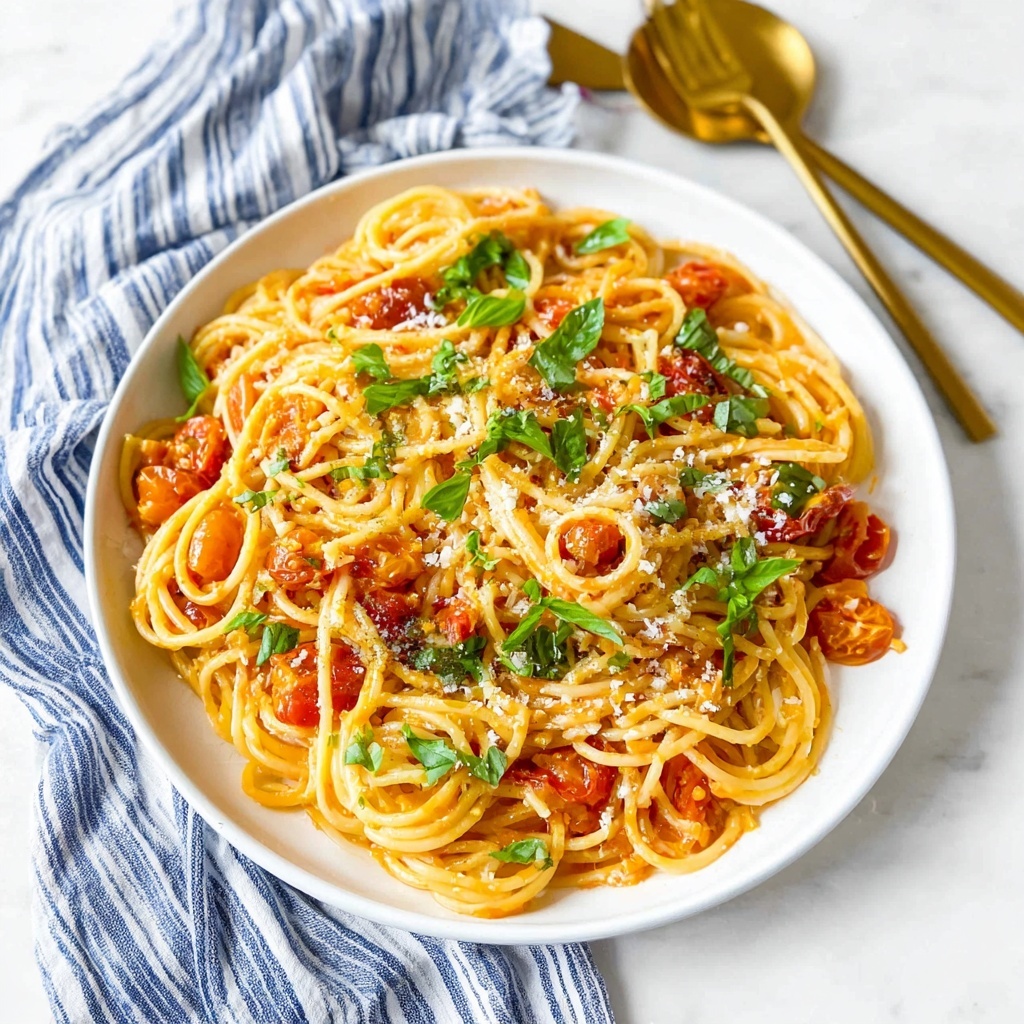 Burst Cherry Tomato Pasta Recipe - Recipe Image