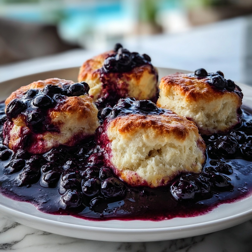 Blueberry Butter Swim Biscuits Recipe - Recipe Image