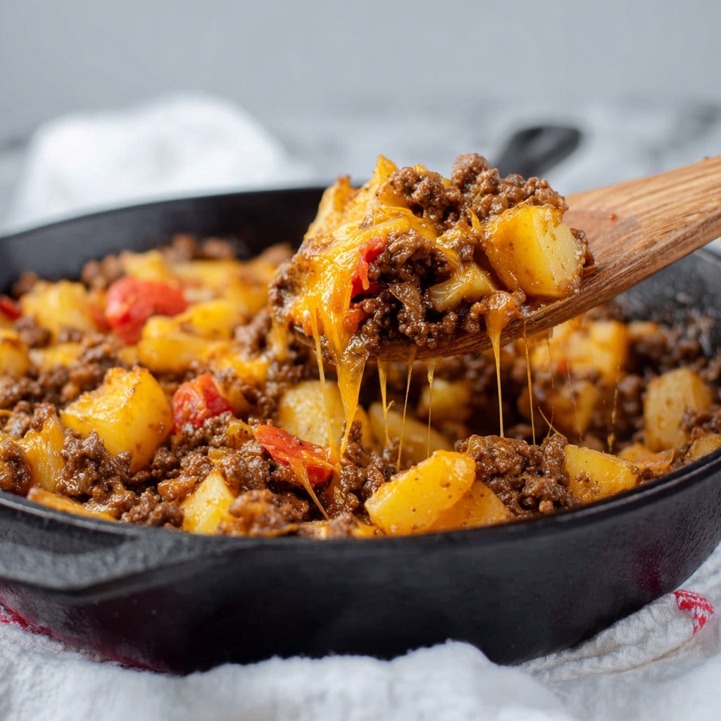 Easy Cheesy Taco Potatoes Recipe - Recipe Image