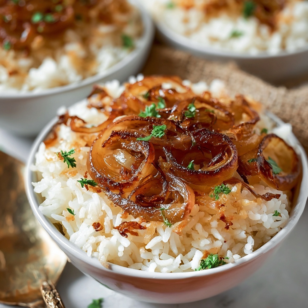 French Onion Soup Rice Recipe - Recipe Image