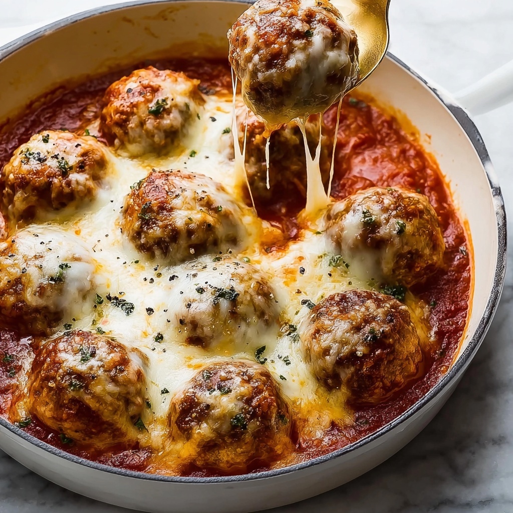 Baked Chicken Parmesan Meatballs Recipe - Recipe Image