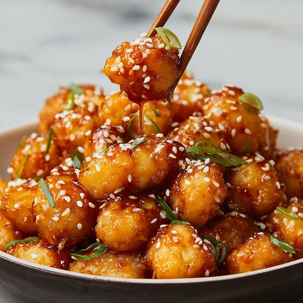 Crispy Chinese Honey Garlic Chicken Recipe - Recipe Image