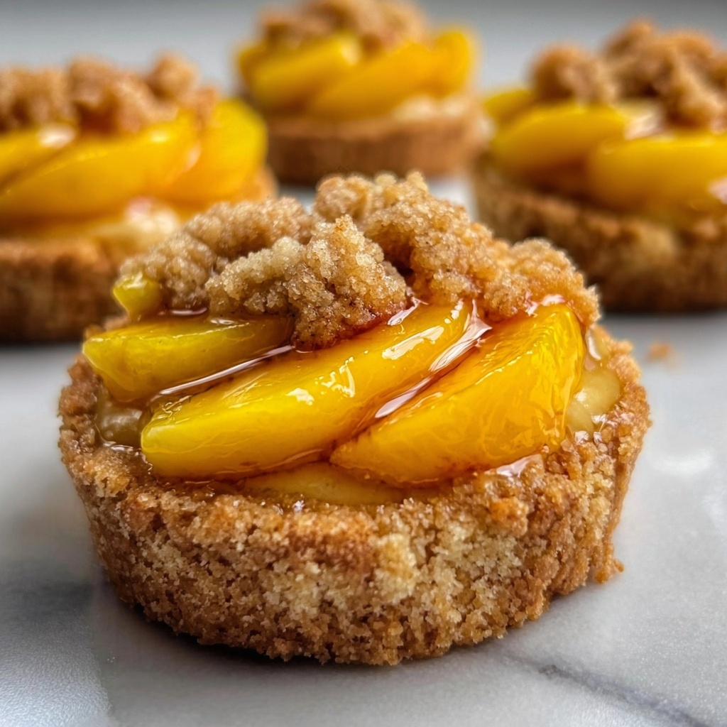 Peach Bar Cookie Cups Recipe - Recipe Image
