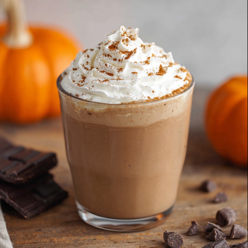 Thick and Creamy Pumpkin Hot Chocolate Recipe - Recipe Image