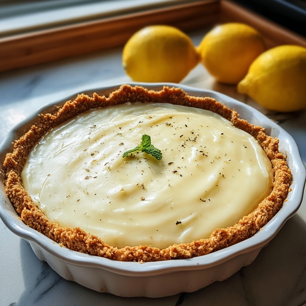 No Bake Lemon Pie Recipe - Recipe Image
