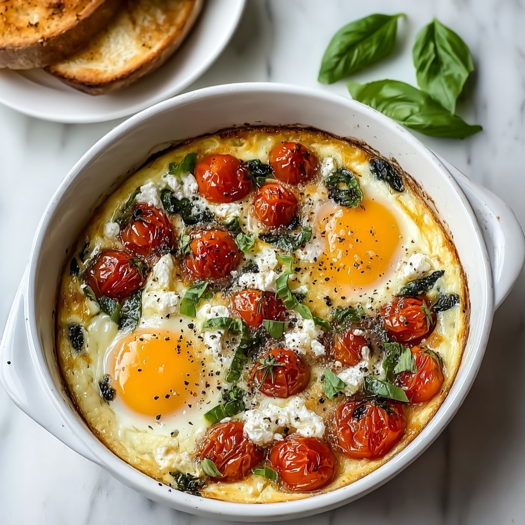 Flavorful Baked Feta Eggs: The Ultimate Brunch Treat! - Recipe Image