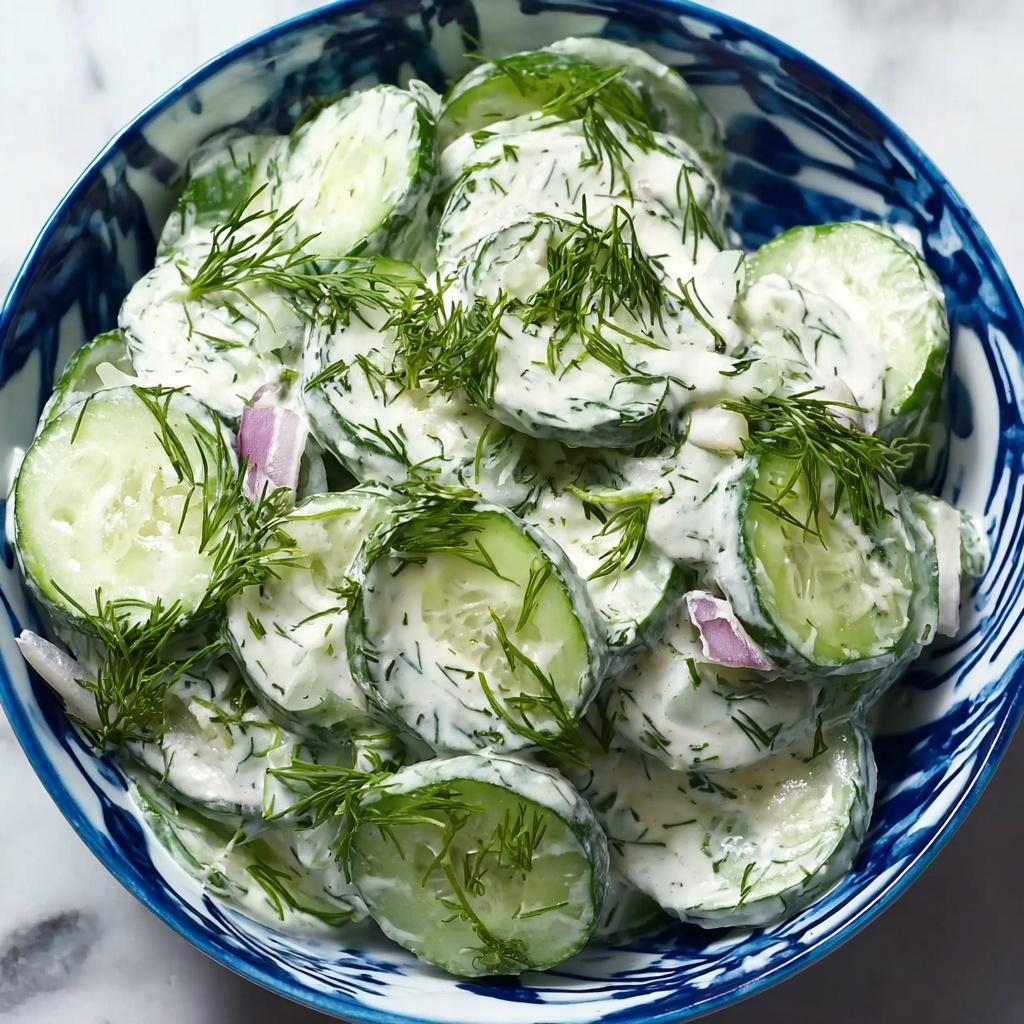 Cool and Creamy Tzatziki Cucumber Salad Recipe - Recipe Image