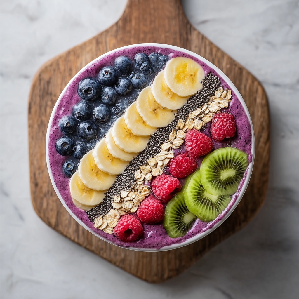 Energizing Breakfast Smoothie Bowl for a Vibrant Morning Boost Recipe - Recipe Image