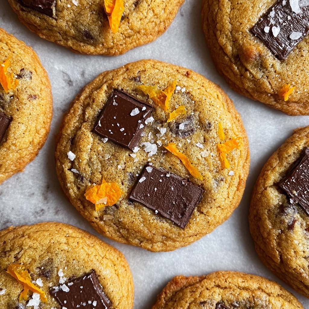 Orange Dark Chocolate Chunk Cookies Recipe - Recipe Image