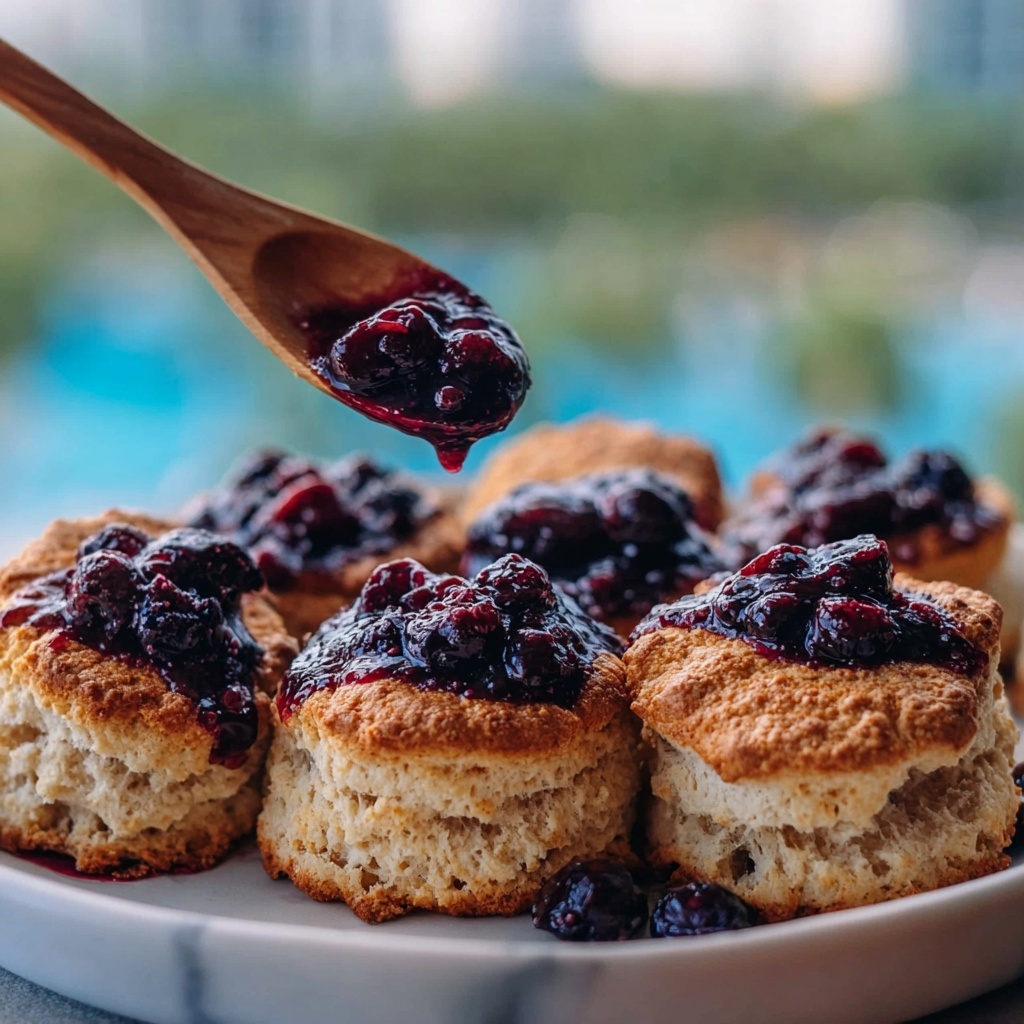 Blueberry Butter Swim Biscuits Recipe - Recipe Image