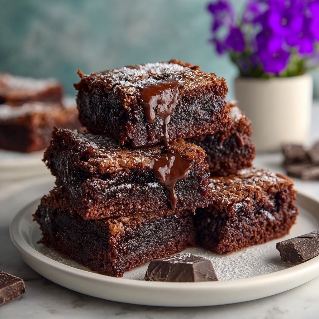 Homemade Keto Cottage Cheese Brownies Recipe - Recipe Image