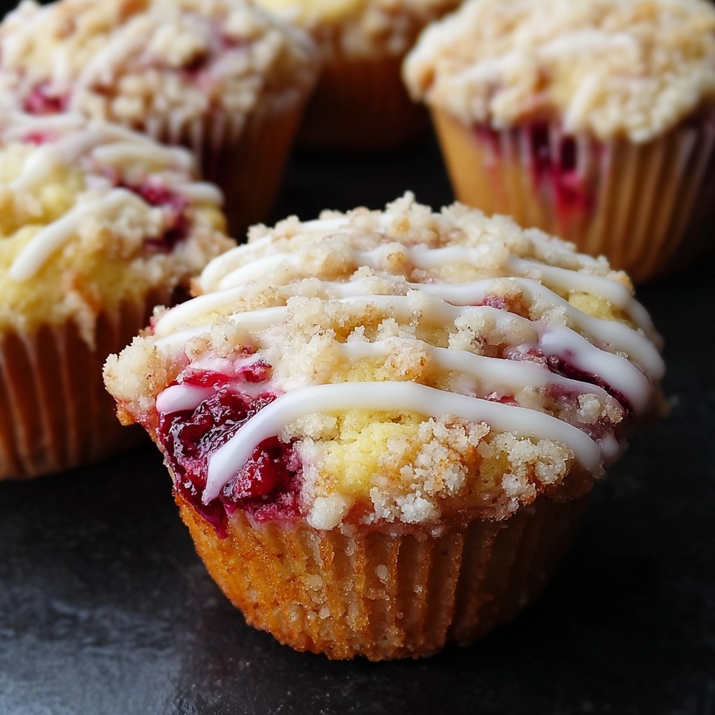 Raspberry Streusel Muffins Recipe - Recipe Image