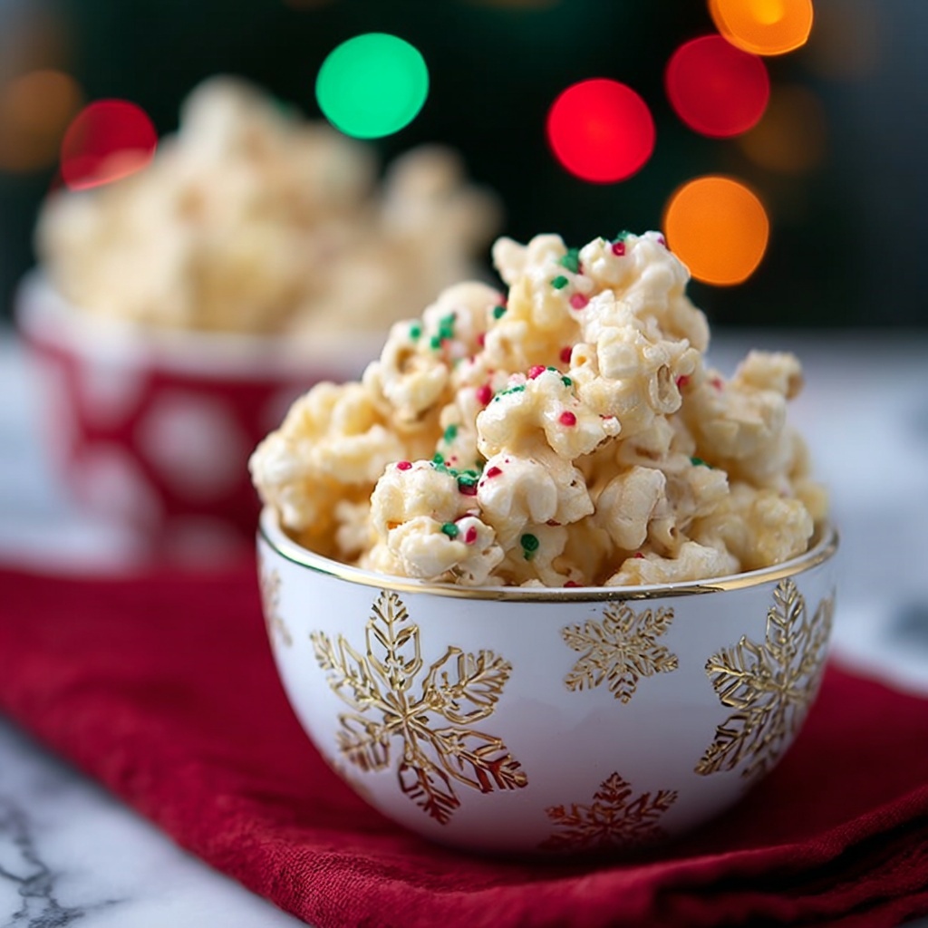 Candied Puff Corn (Christmas Crack) Recipe - Recipe Image