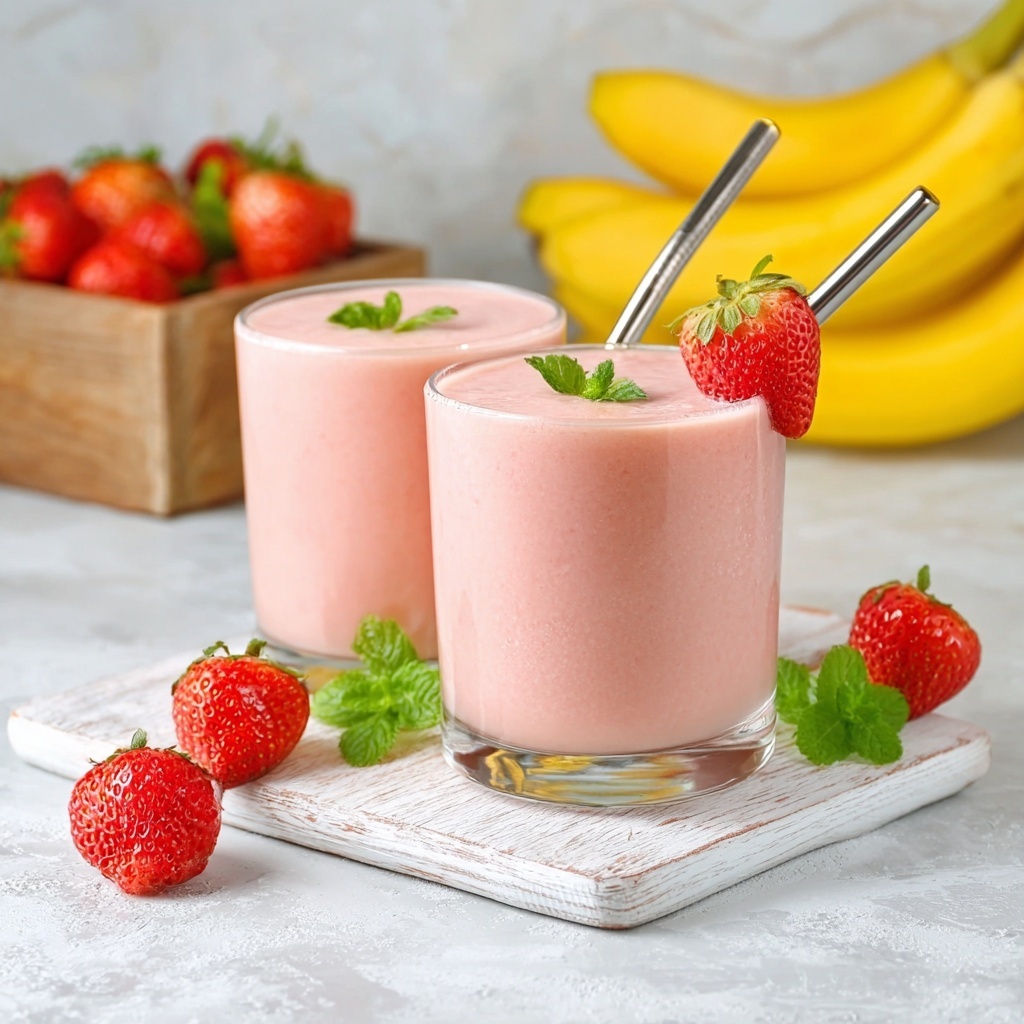 Strawberry Avocado Smoothie Recipe - Recipe Image