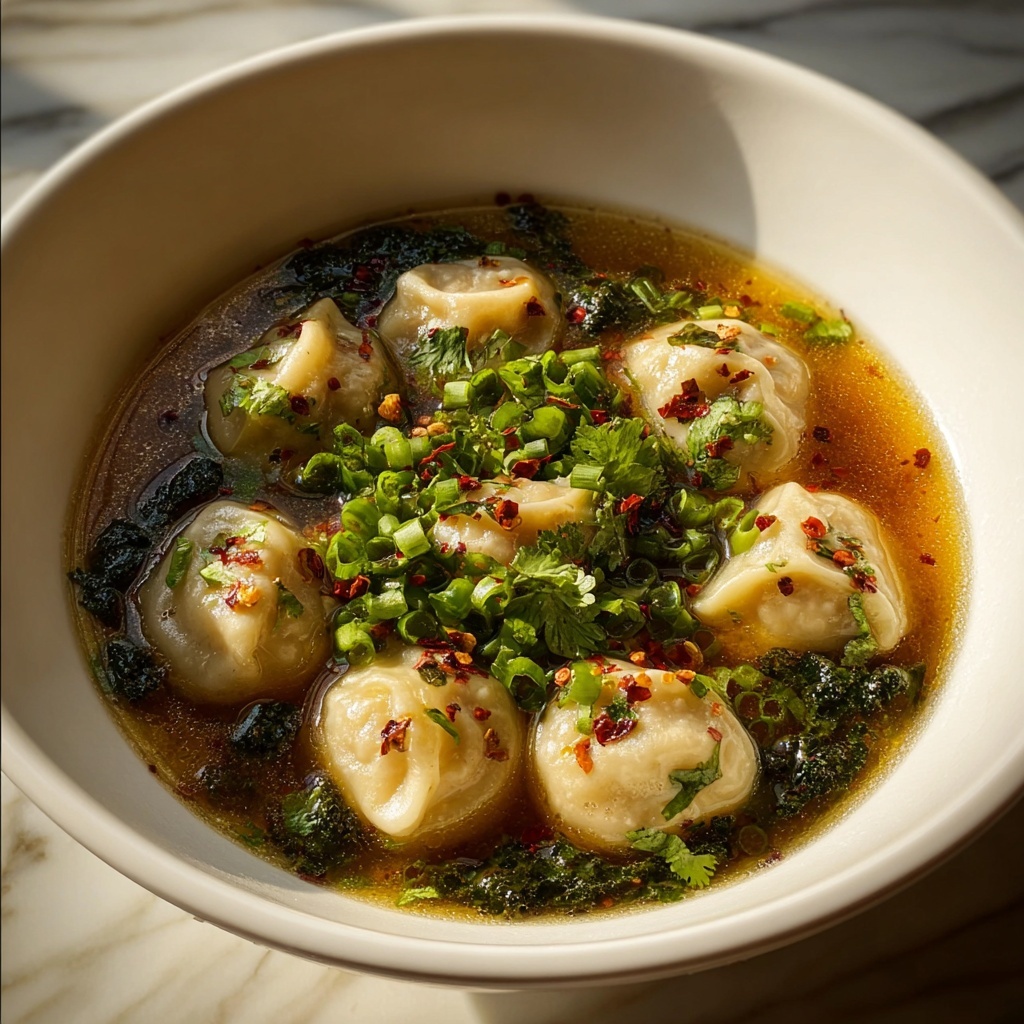 Easy Beef Gyoza Soup Recipe - Hearty & Flavorful Meal Recipe - Recipe Image