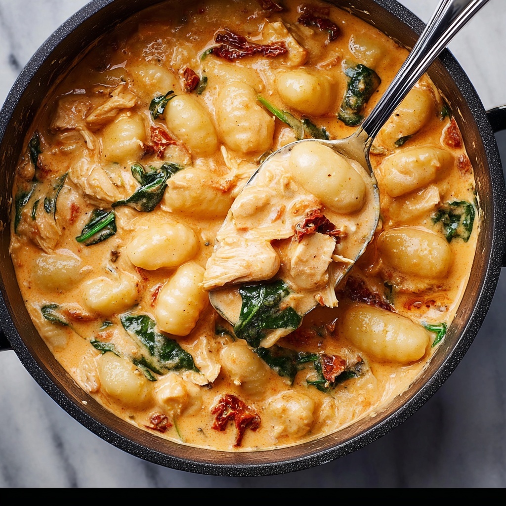 Creamy Chicken and Gnocchi Skillet Recipe - Recipe Image