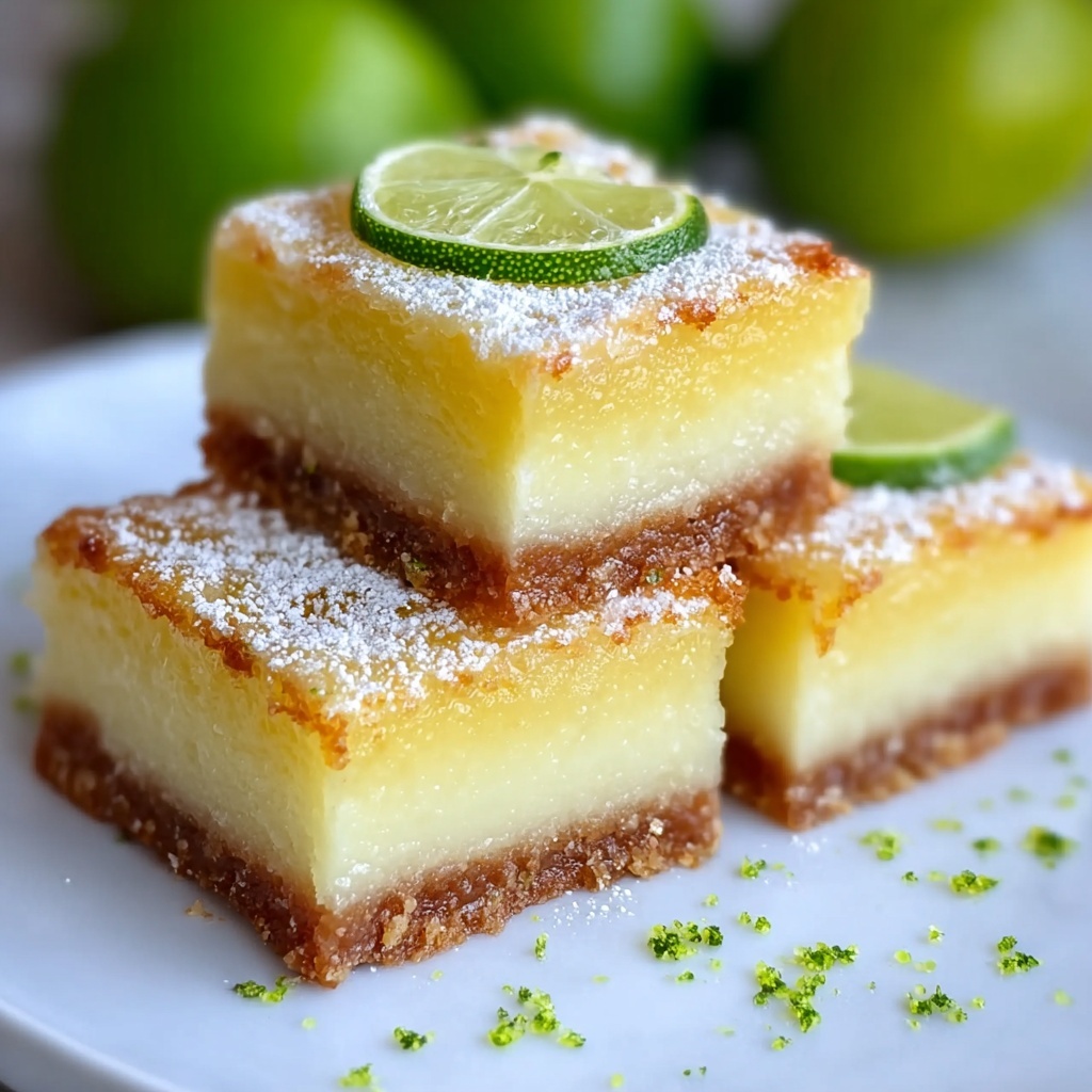Key Lime Bars Recipe - Recipe Image
