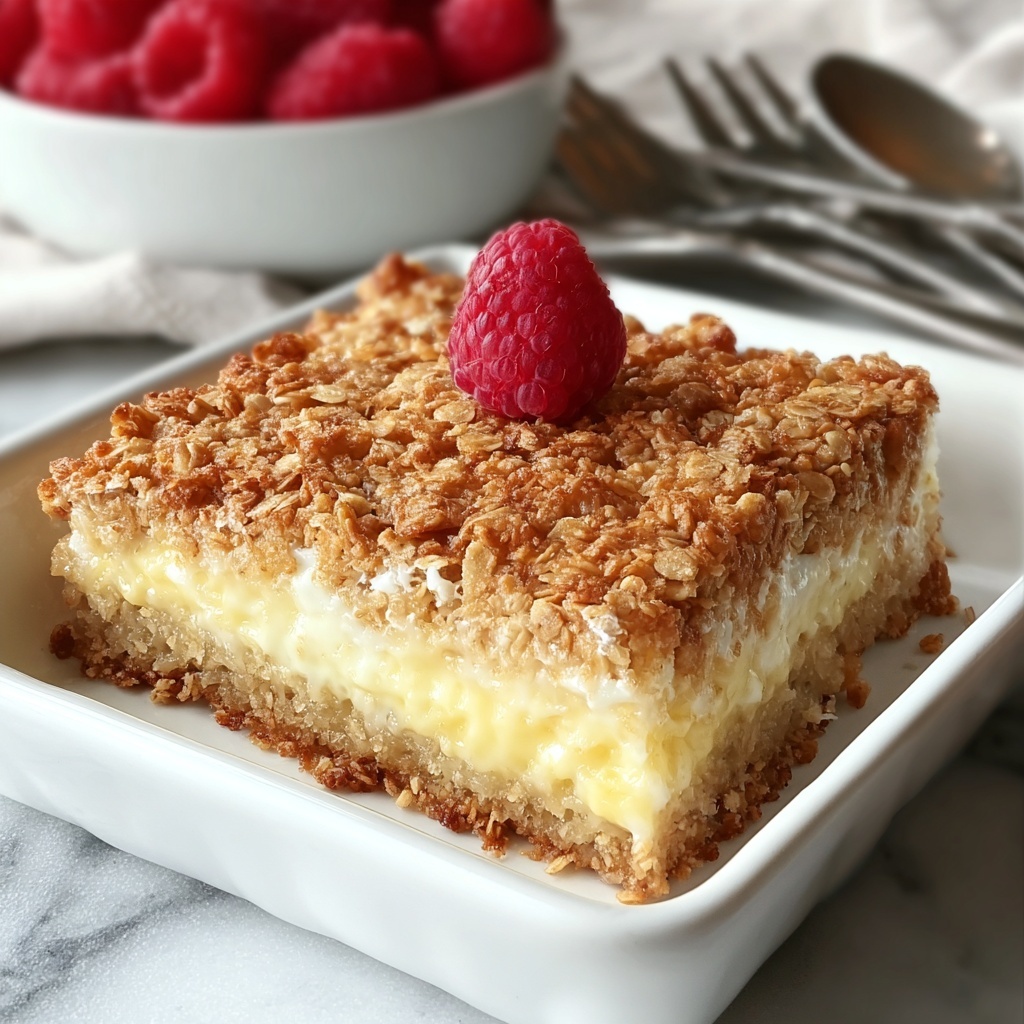 Cinnamon Cottage Cheese Oatmeal Bake for Cozy Mornings Recipe - Recipe Image