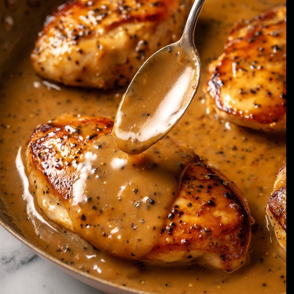 JB's Chicken au Poivre with Creamy Peppercorn Sauce Recipe - Recipe Image