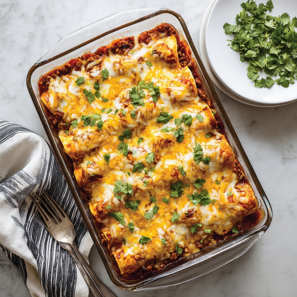Beef Enchilada Casserole Recipe - Recipe Image
