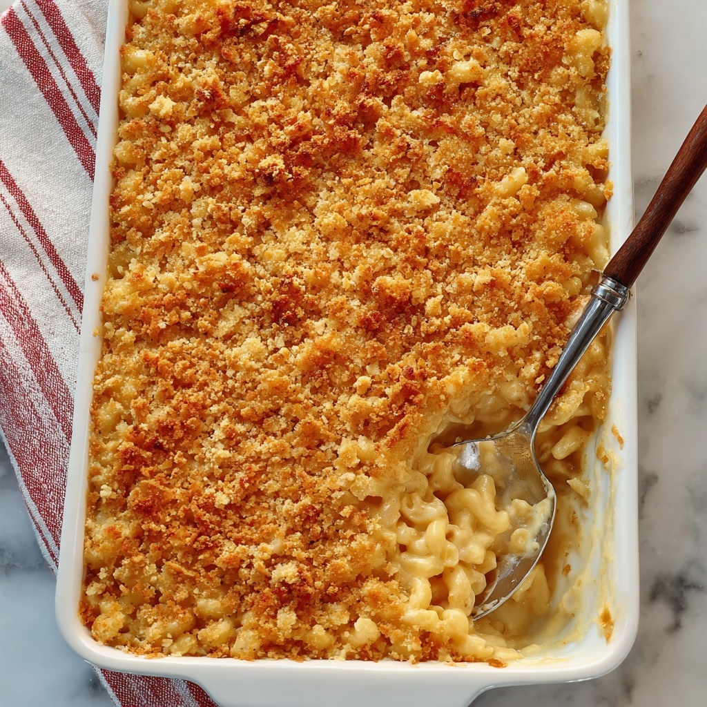 Baked Mac and Cheese with Cheez-It Crust Recipe - Recipe Image