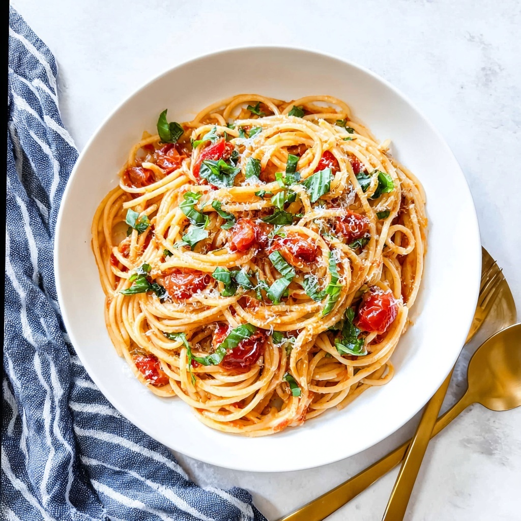 Burst Cherry Tomato Pasta Recipe - Recipe Image