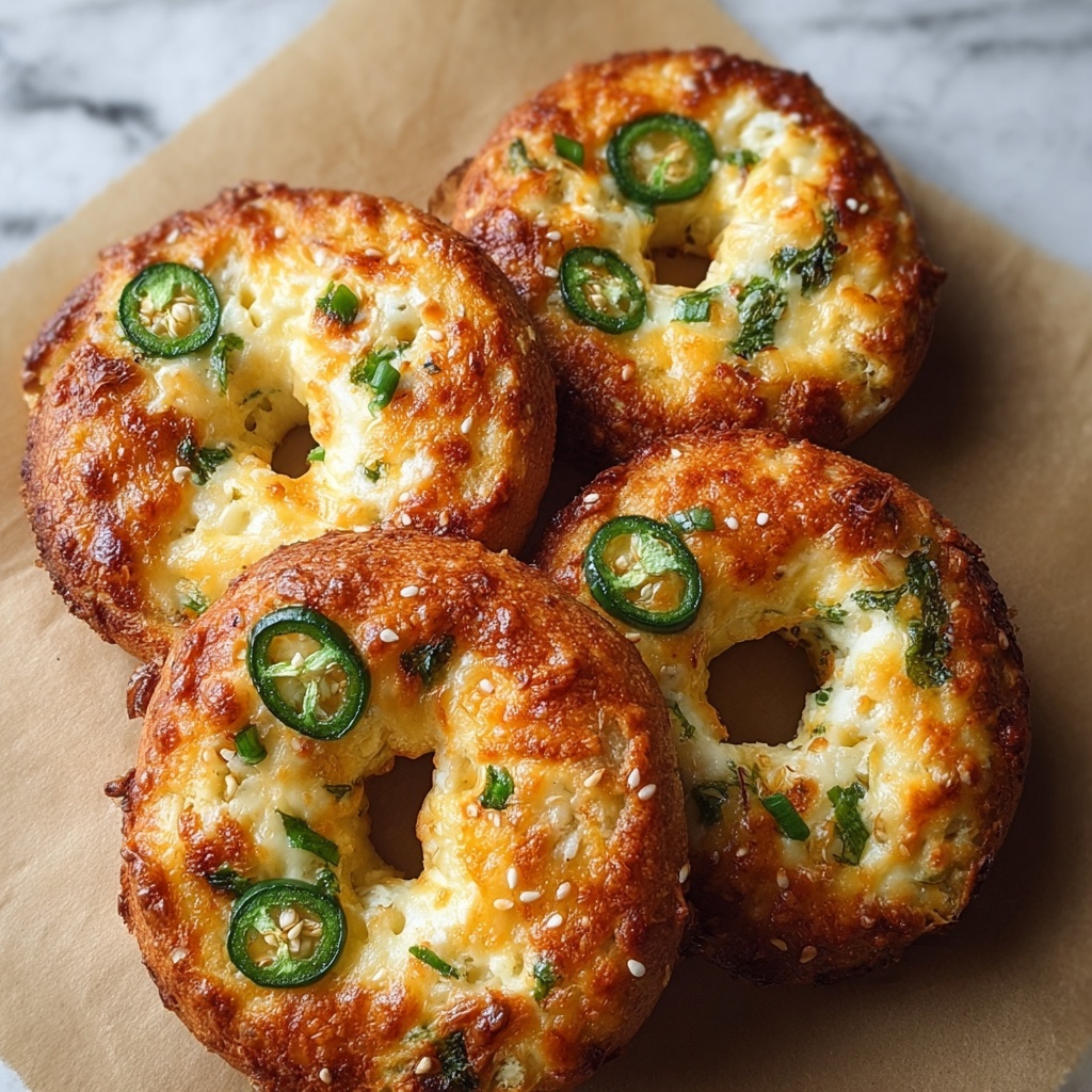 Jalapeno Cheddar Yogurt Bagels Recipe - Recipe Image